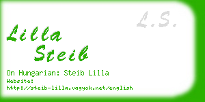 lilla steib business card